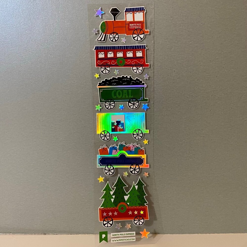 Pipsticks North Pole Express Stickers